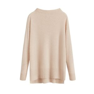 Cuyana Single-Origin Cashmere Funnel Neck Sweater